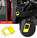 Yellow Interior Handbrake Switch Panel Cover For Ford F150 2021-2023 Accessories