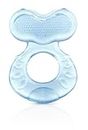 Nuby Silicone Teethe-eez Teether with Bristles, Includes Hygienic Case, Blue