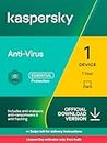 Kaspersky | Anti-Virus | 1 Device | 1 Year | Email Delivery in 1 Hour - No CD
