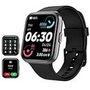 Smart Watch for Men Android & iPhone, Alexa Built-in, 1.8" Touch Screen Fitness Tracker with Answer/Make Calls, IP68 Waterproof Heart Rate/Sleep/SpO2 Monitor, Pedometer, 100+ Sport Modes