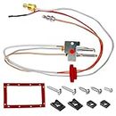 Upgrade Pilot and Igniter Assembly Replacement Kit SP20075 SP20305A,for Natural Gas Water Heater, Compatible with Rheem, PROTECH, GE, Includes: Pilot Assembly,Silicone Burner Door Gasket,Screws,Clips