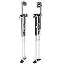 SUPERFASTRACING 48-64Inch Drywall Stilts Painters Walking Taping Finishing Adjustable Tools Black