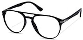 Roshfort Money Heist Professor Eyeglass ARC anti glare glasses for men Glass Blue Light Blocking Coating Glasses for Women Retro Aviator Computer Eyewear Acetate Italic Frame