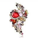SYGA Fashion Creative Personality Crystal Glass Brooch Corsage Women's Clothing Accessories (AL222A-Pink)
