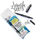 KIRSTEN BURKE Dual Tip Brush Pen - UNIQUE IN THE UK - 2 brush pens in 1! Perfect for travelling! Twice the value and easy to use
