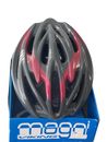 Casco de ciclismo vikingo 55-59 cm respiraderos rojo negro MTB bicicleta BMX casco