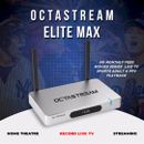 OCTASTREAM ELITE MAX Ultimate Android 12 DVR LIVE TV 20 Elite Apps FREE TRIAL TV