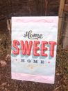 Home Sweet Home Double Sided Garden Flag Banner 12 x18 
