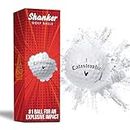 Shanker Explodierende Golfbälle – Scherzbälle, die beim Aufprall Explodieren – Scherzartikel für Golfer – Happy Birthday Überraschung - 3er Packung, Neuheit
