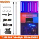 Godox TL180 180cm 55W RGB Video Tube Light Stick Photography Lighting 2700-6500K