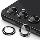 Cover Gallery PremiumHD+ Samsung Galaxy A35 5G Back Camera Lens Ring Protector Anti Shock/Anti-Scratch/Clear/BLACK Camera Tempered Glass - Pack of 3