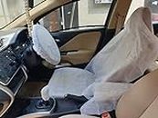 20pcs Non Woven Disposable CAR SEAT Cover Set PER Set (1PC SEAT Cover, 1PC STEARING Cover, 1PC Gear Cover and 1PC ARM Rest Cover)