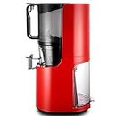 Hurom H200 Slow Juicer Cold Pressed Red Easy to Clean All in One Automatic Feeding
