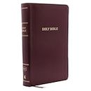 KJV Holy Bible: Personal Size Giant Print with 43,000 Cross References, Burgundy Leather-Look, Red Letter, Comfort Print: King James Version: Holy Bible, King James Version