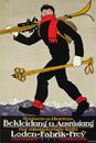 Bekleidung U. Ausrustung | Edwin H.R. Henel | 1913 German Skiing Poster Print
