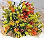Asiatic Lily Fresh Flowers Delivery Next Day Prime, Send a Luxury Gift Wrapped Bouquet with Handwritten Card