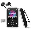 Bluetooth MP3 Music Player with Sports Clip | Included Wired Earphones | 16GB Internal Memory, Expandable up to 128GB | HD Colour Screen, 34 Hours Battery Life | SD and USB-C | MAJORITY MP3 Player