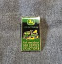 LMH PINBACK Pin JOHN DEERE Cortadoras de césped Serie 100 Tractores HOME DEPOT Empleado