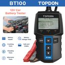 TOPDON 100-2000 CCA Automotive Alternator Tester Digital car Battery Analyzer