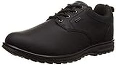 Moonstar MS RP007 Men's Sneakers Waterproof Wide Walking Shoes, Black, 8.5 US