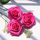 25 50 100 Artificial Foam Rose Flower Wedding Bouquet Party Shower Garland Decor