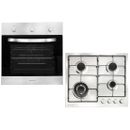 Artusi Electric Oven and Gas Cooktop Cooking Package-ARTBET-1-Stainless Steel
