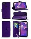 LG G4 Pro/ V10 Cases, Leather Wallet Case with Card Slots [Stand Case Cover Magnetic Closure] Leather Folio Case LG G4 Pro/ V10 Phone Cover - Dark Purple