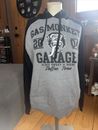 Gas Monkey Garage Sweatshirt Hoodie Men's SmallBlack Grey Kangaroo Pockets
