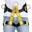 IBS Adjustable Half Body Industrial Safety Belt for Men - Safety Harness Belt For Construction Height Ideal For Climbing, Fall Protection and Industrial Safety …