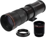 420-1600mm Telephoto Zoom Lens for Canon EOS EF Mount Digital SLR Cameras