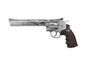 ASG Dan Wesson Air Pistol Revolver .177 Cal/4.5mm CO2 BB Gun Pistol, Silver, 8"