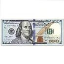 Ottomanson Nylon One Hundred Dollar $100 Bill Print Benjamin Non-Slip Area Rug Runner (22'' x 53'', Multicolor)