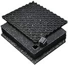 PELI 1551 Replacement Foam Set, Original PELI Protector Case accessory, Compatible with: PELI 1550, Colour: Black