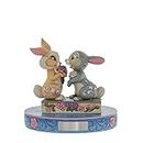 Enesco Disney Traditions by Jim Shore Bambi Thumper and Blossom Bunny Figurine, 4 Inch, Multicolor