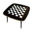 Table basse échiquier / Chessboard coffee table Germany/ Schachbrett Couchtisch