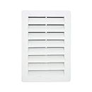 12" x 18" Rectangle Functional Gable Vent with Screen - 2 Piece Construction - White