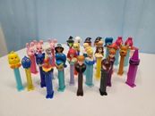 Lot Of 30 Pez Candy Holder Dispensers Various Assorted