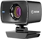 Elgato Facecam - 1080p60 Full HD Webcam for Video Conferencing, Gaming, Streaming, Sony Sensor, Fixed-Focus Glass Lens, Optimised for Indoor Lighting, Onboard Memory, Zoom, Microsoft Teams, PC/Mac