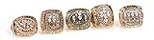 San Francisco Gold Championship Rings Full Set Replica Gift Collection Size 11 with Display Case