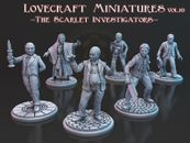 Lovecraft Miniatures Vol.10 "The Scarlet Investigators"