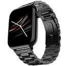 Noise Pulse 3 Max Smart Watch with Vibrant 2" Display, BT Calling, Sleek Metal Build, 7 Days Battery, 24 * 7 Heart Rate Monitoring & Sleep Tracking Health Suite (Elite Black)