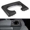 JoyTutus Center Console Cup Holder Replacement Pad Black Compatible with Ford F-150 2004-2014, Bench Seat F150 Center Console Parts Replacement for Ford F150 Accessories