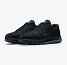 Nike Air Max 2017 Triple Black Casual Running Shoes Mens Sizes US 8-14 ✅EXPRESS✅