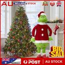 Christmas Ornament Lifelike Animated Grinch Doll Xmas Decor Indoor&Outdoor 60cm 