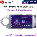 Per Toyota Yaris 2011-2018 Autoradio Android Carplay 6+128GB 8 core GPS NAVI DAB+