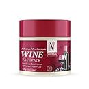 NutriGlow NATURAL'S Advanced Pro Formula Wine Face Pack for Glowing Skin with Kaolin Clay (100 g)