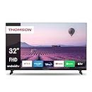 THOMSON 32 Pouces (80 cm) Full HD LED Télé Smart Android TV (WLAN, HDR, Triple Tuner DVB-C/S2/T2, Netflix, YouTube, Prime Video, Disney+) – 32FA2S13 - 2023