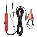 Power Circuit Probe Tester Auto Electric Circuit Probe Tester Diagnostic Tool Short Circuit Protection 4m Cable Red DC 6‑24V Auto Repair Tool Auto Maintenance Tools