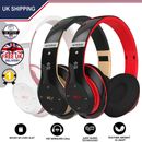 Wireless Bluetooth 5.1 Headphones Noise Cancelling Over-Ear Stereo Earphones UK