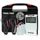 TENS 7000 Digital TENS Machine with Accessories - TENS Unit Stimulator for Back Pain, Neck Pain, General Pain Relief, Sciatica Pain Relief, Muscle Pain Relief